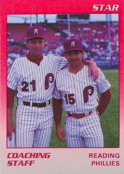 1989 Star Reading Phillies #26 Ramon Aviles / George Culver Front