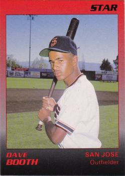 1989 Star San Jose Giants #2 Dave Booth Front