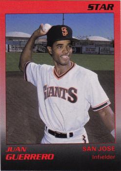 1989 Star San Jose Giants #11 Juan Guerrero Front