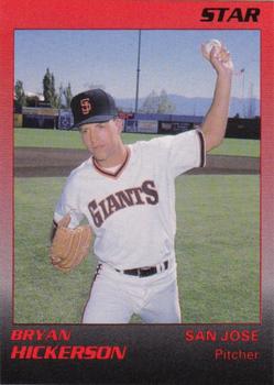 1989 Star San Jose Giants #14 Bryan Hickerson Front