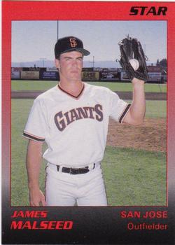1989 Star San Jose Giants #18 James Malseed Front