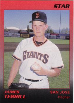 1989 Star San Jose Giants #24 James Terrill Front