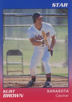 1989 Star Sarasota White Sox #1 Kurt Brown Front