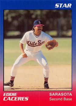 1989 Star Sarasota White Sox #2 Eddie Caceres Front
