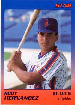 1989 Star St. Lucie Mets #9 Rudy Hernandez Front