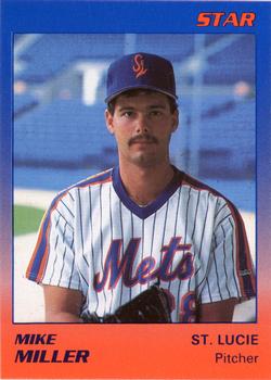 1989 Star St. Lucie Mets #17 Mike Miller Front