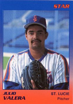 1989 Star St. Lucie Mets #23 Julio Valera Front