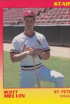 1989 Star St. Petersburg Cardinals #20 Scott Melvin Front