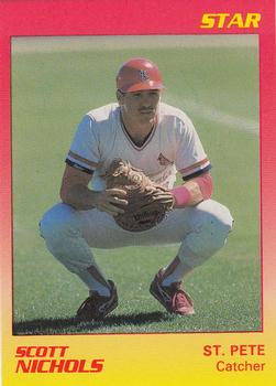 1989 Star St. Petersburg Cardinals #21 Scott Nichols Front