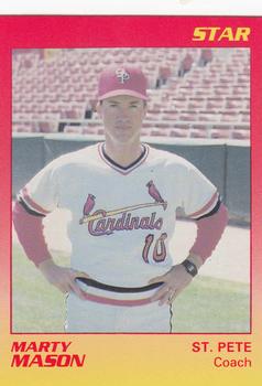 1989 Star St. Petersburg Cardinals #28 Marty Mason Front