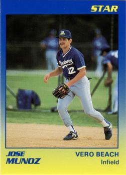 1989 Star Vero Beach Dodgers #18 Jose Munoz Front
