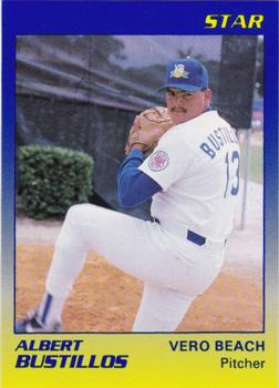 1989 Star Vero Beach Dodgers #4 Albert Bustillos Front