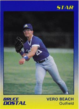 1989 Star Vero Beach Dodgers #7 Bruce Dostal Front