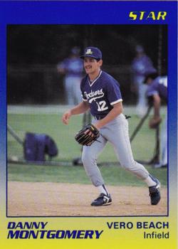 1989 Star Vero Beach Dodgers #17 Danny Montgomery Front