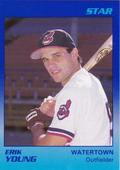 1989 Star Watertown Indians #25 Erik Young Front