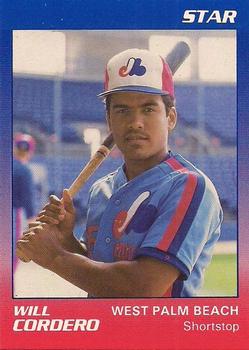 1989 Star West Palm Beach Expos #8 Will Cordero Front