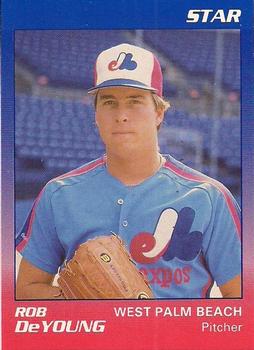 1989 Star West Palm Beach Expos #9 Rob DeYoung Front