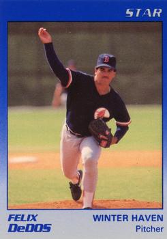 1989 Star Winter Haven Red Sox #3 Felix DeDos Front