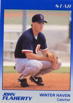 1989 Star Winter Haven Red Sox #7 John Flaherty Front