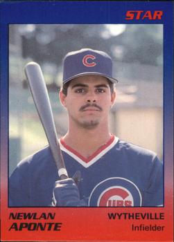 1989 Star Wytheville Cubs #1 Newlan Aponte Front