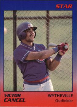 1989 Star Wytheville Cubs #4 Victor Cancel Front