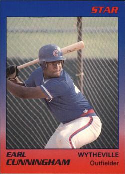1989 Star Wytheville Cubs #8 Earl Cunningham Front