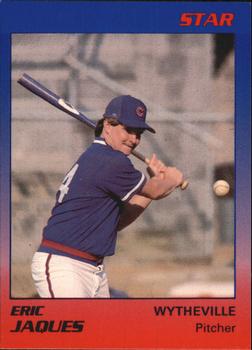 1989 Star Wytheville Cubs #17 Eric Jaques Front