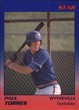 1989 Star Wytheville Cubs #27 Paul Torres Front