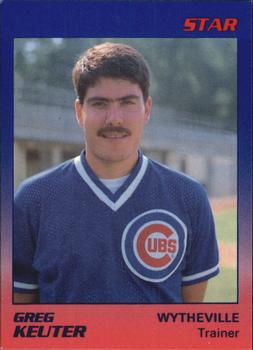 1989 Star Wytheville Cubs #30 Greg Keuter Front