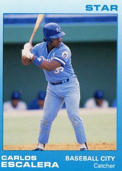 1988 Star Baseball City Royals #11 Carlos Escalera Front