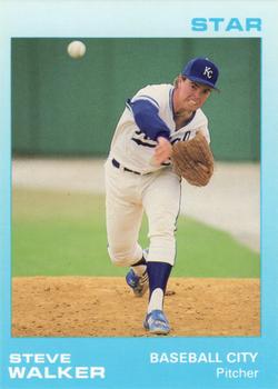 1988 Star Baseball City Royals #24 Steve Walker Front