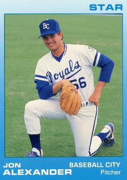 1988 Star Baseball City Royals #3 Jon Alexander Front