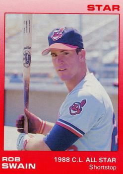 1988 Star Carolina League All-Stars #36 Rob Swain Front