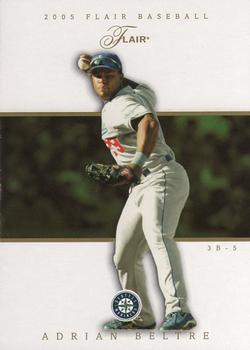 2005 Flair #25 Adrian Beltre Front