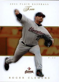 2005 Flair #29 Roger Clemens Front