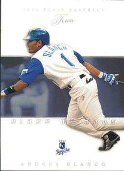2005 Flair #79 Andres Blanco Front