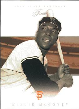 2005 Flair #85 Willie McCovey Front