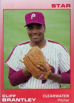 1988 Star Clearwater Phillies #2 Cliff Brantley Front