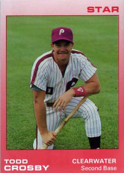 1988 Star Clearwater Phillies #9 Todd Crosby Front
