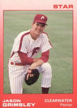 1988 Star Clearwater Phillies #12 Jason Grimsley Front