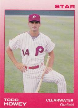 1988 Star Clearwater Phillies #14 Todd Howey Front