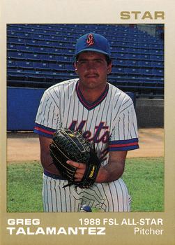 1988 Star Florida State League All-Stars #22 Greg Talamantez Front