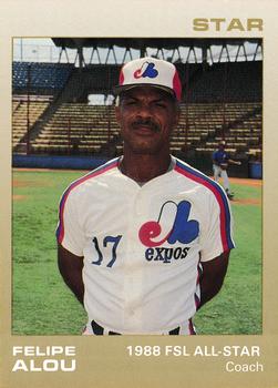 1988 Star Florida State League All-Stars #2 Felipe Alou Front
