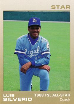 1988 Star Florida State League All-Stars #30 Luis Silverio Front