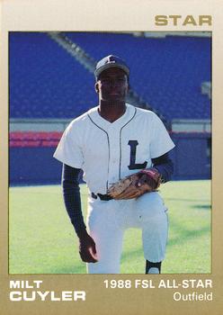 1988 Star Florida State League All-Stars #32 Milt Cuyler Front
