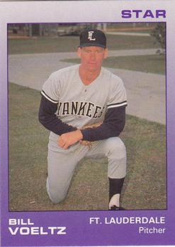 1988 Star Ft. Lauderdale Yankees #23 Bill Voeltz Front