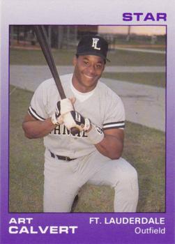 1988 Star Ft. Lauderdale Yankees #3 Art Calvert Front