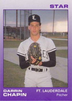 1988 Star Ft. Lauderdale Yankees #4 Darrin Chapin Front