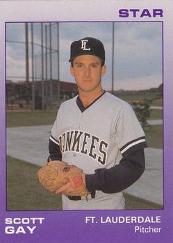 1988 Star Ft. Lauderdale Yankees #9 Scott Gay Front