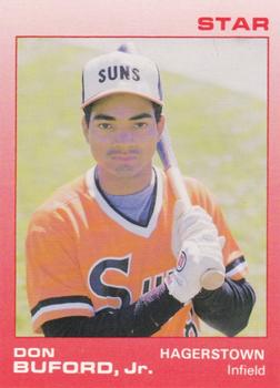 1988 Star Hagerstown Suns #3 Don Buford Jr. Front